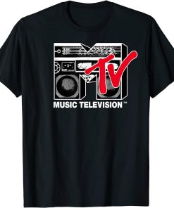 Logo Red Boombox Graphic T-Shirt