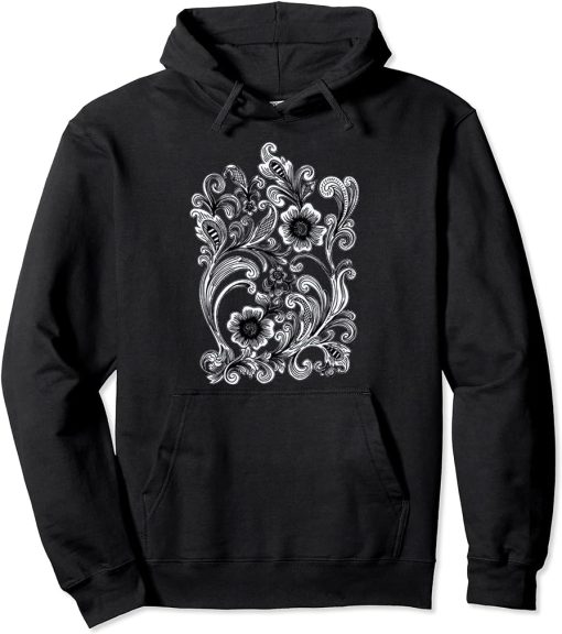 nice Painting art and creativity flower rose t shirt Pullover Hoodie